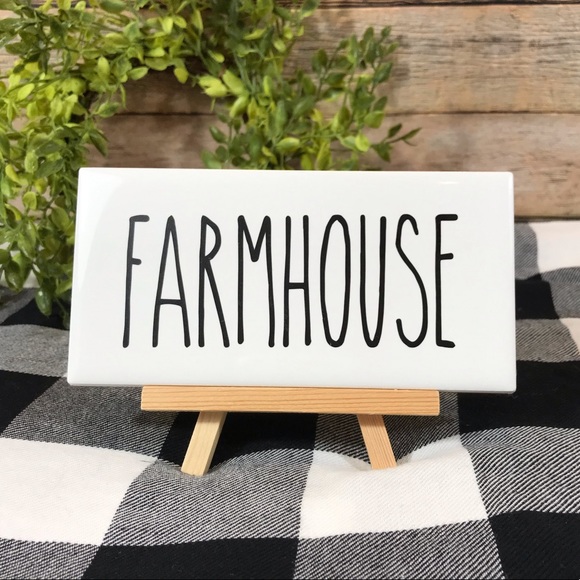 Farmhouse Decorative Tile Sign 3” x 6” - Picture 4 of 8